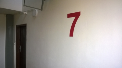 Realizace maleb čísel - orientační systém v bytovém domě