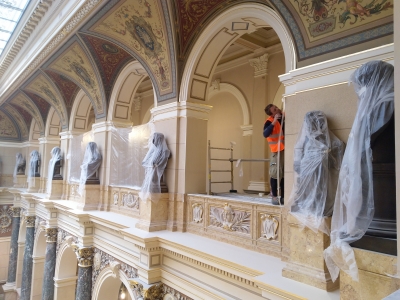 Renovace Rustikálních maleb v Národním Muzeu Praha - 1NP a 2NP ochoz